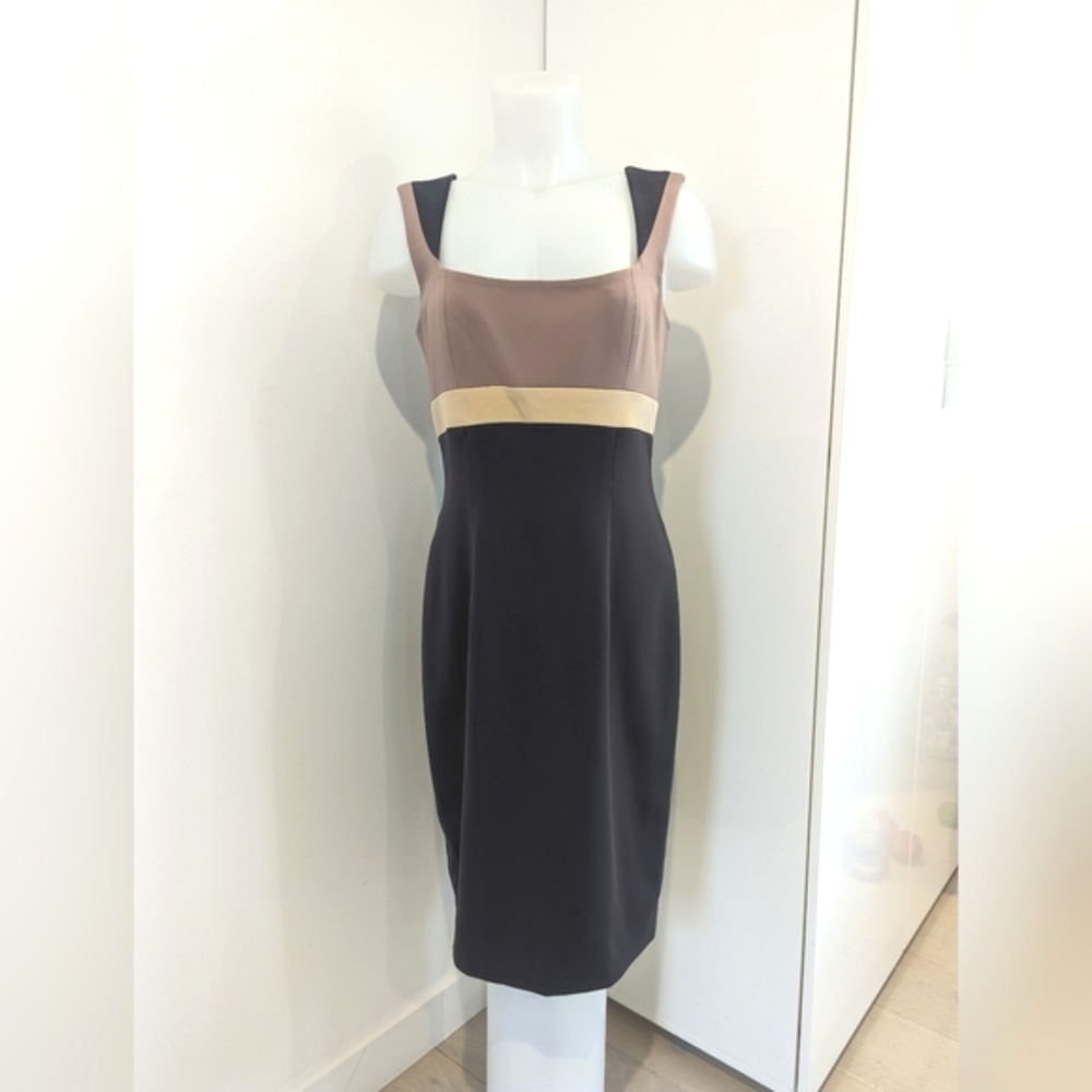JAY GODFREY NWOT Color Block Sheath Dress; Size 6, Fit 4